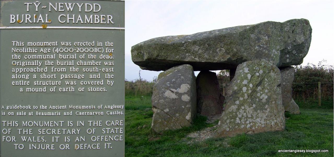 Anglesey Ancient monuments to visit Ty Newydd