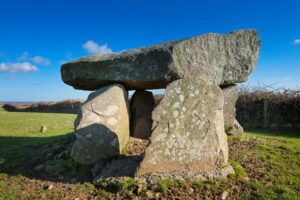 ty newydd Ancient monuments near Trefor Llyn Peninsula North Wales